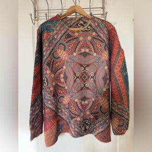 Multicolor Geometric Women's cozy Sweater